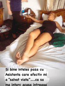 Vica Blochina s-a accidentat