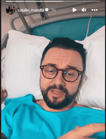 Cum se simte Cătălin Măruță, după ce a ieșit din operație: "Am putut să văd totul pe monitor. Am stat de vorbă cu doctorul"