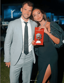Mădălina Ghenea și iubitul ei bulgar, Grigor Dimitrov, prima apariție oficială, la un eveniment monden. Actrița a purtat o rochie superbă