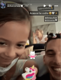 Cum se înțeleg fiicele Andreei Bălan cu Victor Cornea, iubitul artistei. Ce gest emoționant a făcut tenismenul pentru Ella și Clara: "Iubire infinită"