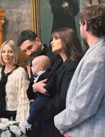 Ana Baniciu și Edy Kovacks și-au botezat băiețelul, iar Raluka a fost nașă. Imagini inedite de la eveniment