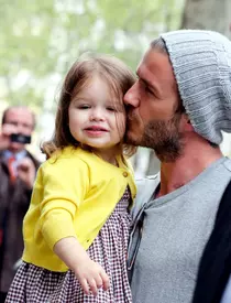 Familia Beckham îşi aniversează fetiţa