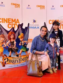 Amalia Nastase si fiicele ei, Alessia si Emma