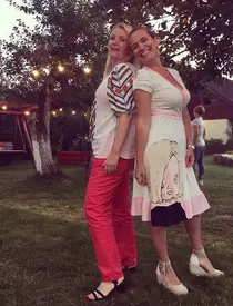 Andreea Esca si mama ei