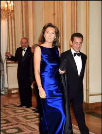 Ségolene Royal, fostă Primă Doamnă, în 2015, la un dineu dat în onoarea Regelui Felipe al VI-lea al Spaniei și a Reginei Letizia.