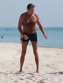 David Hasselhoff si Hayley Roberts