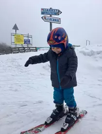 Copiii Elenei Băsescu la schi