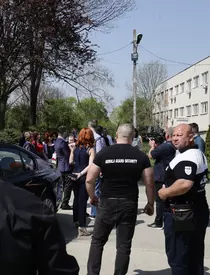 Gabriela Cristea și-a creștinat fetița