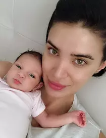 Prima imagine cu fiica Adelinei Pestritu