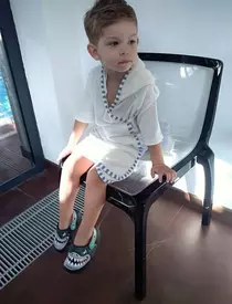 Prima zi de grădiniţă pentru Milan Cristian