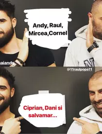 Andi și Raul, mesaje cu subînțeles pentru Hannelore