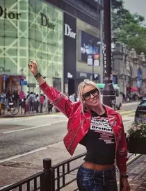 Bianca Drăgușanu în Hong Kong