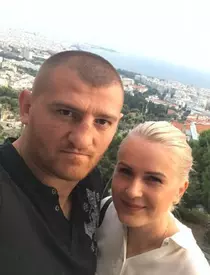 Cătălin Moroșanu și soția