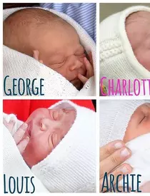 Trei generații: Prințul Philip, fiul său Charles și cei doi băieți ai lui, la prima experiență de părinte.