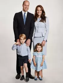 Prințul George, alături de tatăl său, Prințul William