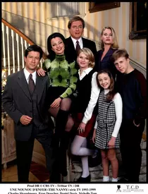 Fran Drescher, alături de partenerul ei din serial, Charles Shaughnessy.