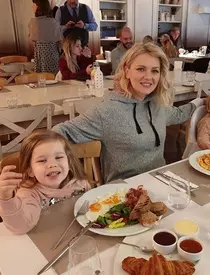 Cristina Dochianu și familia sa