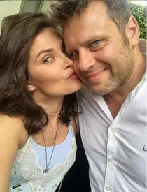 Alina Pușcaș, cu două săptămâni înainte de a naște.