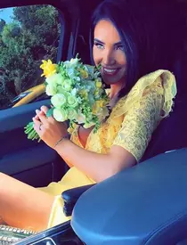 Adelina și Virgil Șteblea, în ziua cununiei civile.