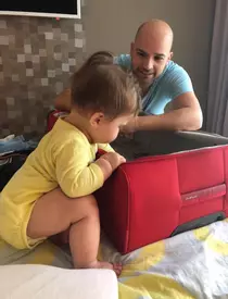 Andrei Ștefanescu și fiul său