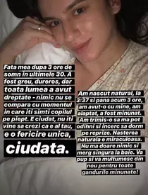 Ioana Grama a născut