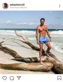 Sebastian Rulli a pozat gol pe Instagram