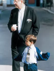 Imagini de colecție de la nunta lui Gino Iorgulescu din anul 2000. Fiul său, Mario, avea cinci ani