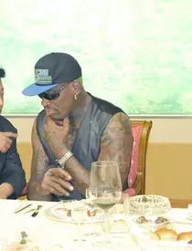 Dennis Rodman Hosts A Party At The Sapphire Pool & Dayclub