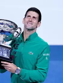 Novak Djokovic and Jelena Djokovic at the Wimbledon Champions dinner at Guildhall in London