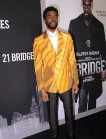 Chadewick Boseman and his girlfriend Taylor Simone Ledward have lunch in Downtown before joining the crowd during the annual Muharram procession in Los Angeles!