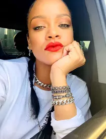 *EXCLUSIVE* Rihanna leaves Giorgio Baldi after grabbing dinner