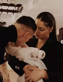 Irina Deaconescu și-a botezat fetița (2)