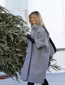 Melania și Donald Trump Crăciun