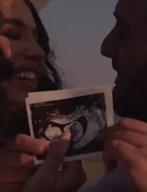 Larisa Udilă gravidă