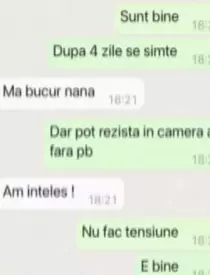 Au apărut mesajele găsite în telefonul lui Petrică Mîțu Stoian: „Două ore jumate stai în camera aia”