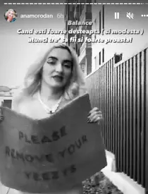 Ana Morodan, în chiloți și cu sânii goi pe stradă: „Când ești foarte deșteaptă...”