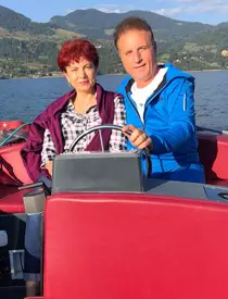 Constantin Enceanu si sotia sa, ANGELA