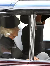 The State Funeral of Her Majesty The Queen, Gun Carriage Procession, Whitehall, London, UK – 19 Sep 2022