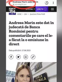 Andreea Marin, reacție vehementă după ce s-a zvonit că a fost dată în judecată și chiar arestată: "Sunt multe site-uri fantomă care folosesc în mod fals imaginea mea"