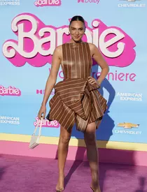 Gal Gadot Poses On The Red Carpet At Tudum