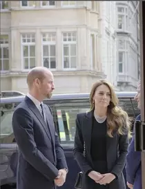 Prince William and Kate Middleton at  Holocaust Memorial Day ceremony in London