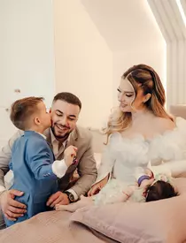 Culiță Sterp botez fiica