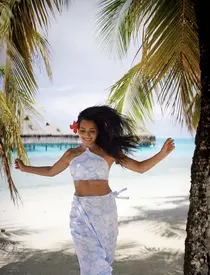 Corina Caragea in vacanta