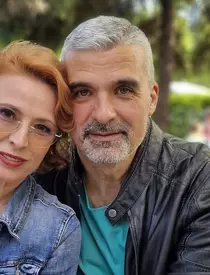 Aurelian Temișan și Monica Davidescu fiica