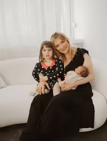 Cristina Cioran și copiii ei (2)