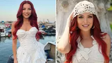 Elena Gheorghe, apariție de senzație în costum de baie la piscină. Artista și-a etalat silueta într-un bikini cu imprimeu floral