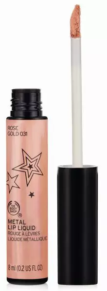 Ruj lichid metalic, The Body Shop, Metal Lip Liquid, 35 lei