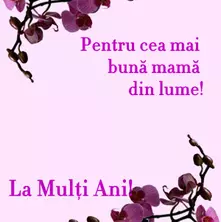 Pentru cea mai buna...