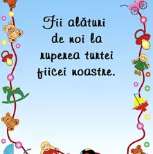 Fii alaturi de noi la...