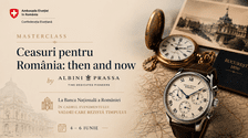 Masterclass Albini Prassa la "Valori care rezistă timpului": povestea ceasurilor create pentru România, spusă chiar în inima BNR